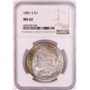 Image 1 : 1881-S $1 Morgan Silver Dollar Coin NGC MS62 Great Toning