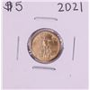 Image 1 : 2021 $5 American Gold Eagle Coin