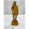 Image 1 : 15" Tall Hand Carved Woodsman Signed by Artist