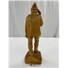 Image 2 : 15" Tall Hand Carved Woodsman Signed by Artist