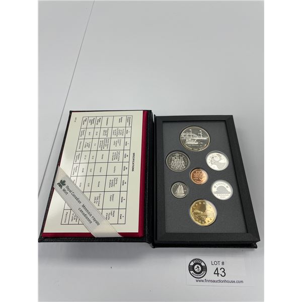 Harder to Find 1991 Silver Proof Year Set in Holder