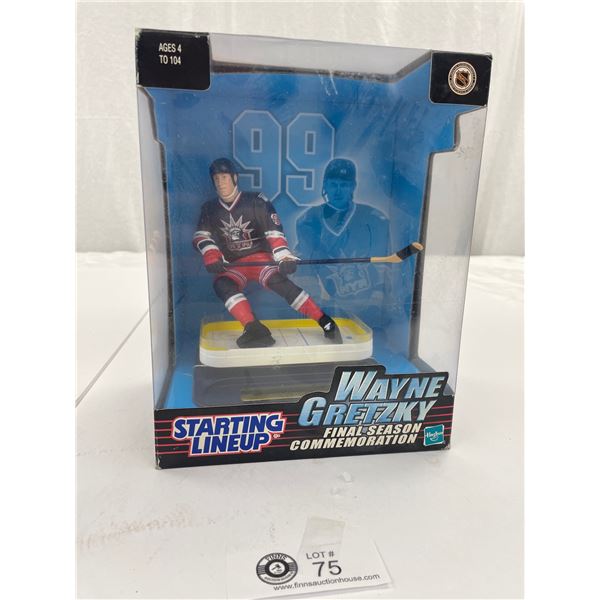 New in Box Starting Line Up Wayne Gretzky Final Season Figure