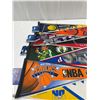 Image 2 : Lot of 8 NBA Unused Pennants