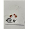 Image 1 : Natural Garnet 7.60ct Various Sizes Oval Cut VVs Clarity Brazil Untreated