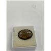 Image 2 : Smokey Quartz 9.295ct 18.10 x 12.94 x 6.21 mm Oval Checkered Cut Loupe Clean Brazil Untreated