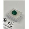 Image 2 : Huge Natural Emerald 7.135ct 15.28 x 11.79 x 5.21 Oval Cut Translucent Brazil Untreated
