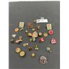 Image 1 : Lot of Vintage Pins Enamel and Others