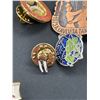 Image 2 : Lot of Vintage Pins Enamel and Others