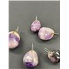 Image 2 : 7 Vintage Amethyst Pendants