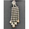 Image 2 : Very Cool Vintage Rhinestone and Pearl Earrings