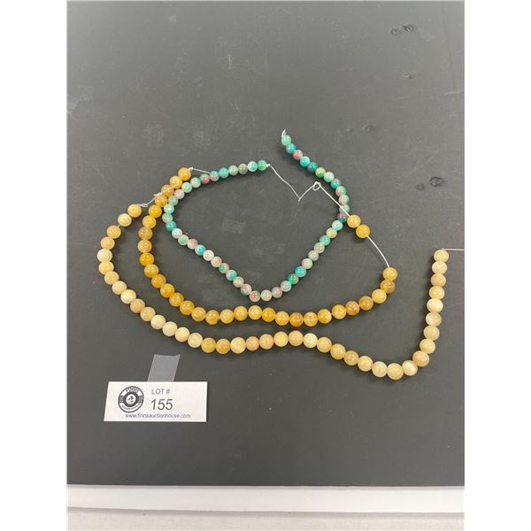 3 Strands of Agate Beads