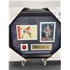 Image 2 : Nicely Framed 12 x 10 Maurice Richard Hockey Card Pin Etc