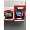 Image 3 : Lot of 4 Hallmark Train Christmas Ornaments