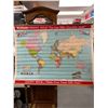 Image 1 : 1950s/60s World School Map Neilson Milk Jersey Chocolate Bar Advertising 52 x 42