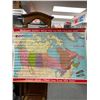 Image 1 : 1950s/60s North America School Map Neilson Jersey Milk Chocolate Bar Advertising 59 x 42