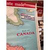 Image 2 : 1950s/60s North America School Map Neilson Jersey Milk Chocolate Bar Advertising 59 x 42