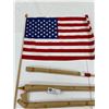 Image 2 : Lot of 4 US Parade Flags