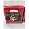 Image 2 : 3 NIB Hallmark Christmas Ornaments Train Related