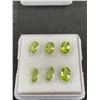 Image 2 : Natural Peridot 3.0 ct 6 x 4mm Calibrated for Jewellery Oval Cut VVS Brazil Untreated