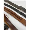 Image 2 : Nice Lot of Men's Leather Belts and Ammo Belt