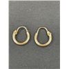 Image 2 : Small Pair of Childs 14k Gold Hoop Earrings