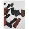 Image 2 : Large Lot of Small Leather Pocket Knife Holders