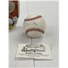 Image 2 : Major League Baseball Hidden Treasures Autographed Baseball with Original Bag Check Photo For Signat