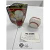 Image 1 : Major League Baseball Hidden Treasures Autographed Baseball with Original Bag Check Photo For Signat