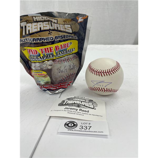 Major League Baseball Hidden Treasures Autographed Baseball with Original Bag Check Photo For Signat