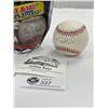 Image 2 : Major League Baseball Hidden Treasures Autographed Baseball with Original Bag Check Photo For Signat