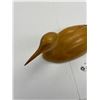 Image 2 : Nicely Hand Carved Signed Wooden Loon