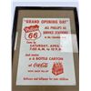 Image 2 : Vintage Phillips 66 Grand Opening Day Framed Advertisement