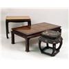 Image 1 : TWO CHINESE CHIPPENDALE-STYLE LOW TABLES