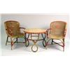 Image 1 : A GROUP OF WICKER FURNITURE