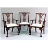 Image 2 : A SET OF SIX CHIPPENDALE-STYLE MAHOGANY DINING CHAIRS