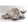 Image 1 : A GROUP OF CHINESE EXPORT ROSE MEDALLION PORCELAIN TABLE ARTICLES