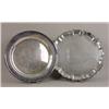 Image 2 : FOUR STERLING SILVER CIRCULAR TRAYS