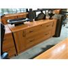 Image 2 : DANISH MAPLE 6' X 3' EXECUTIVE DESK COMES WITH 5' CREDENZA
