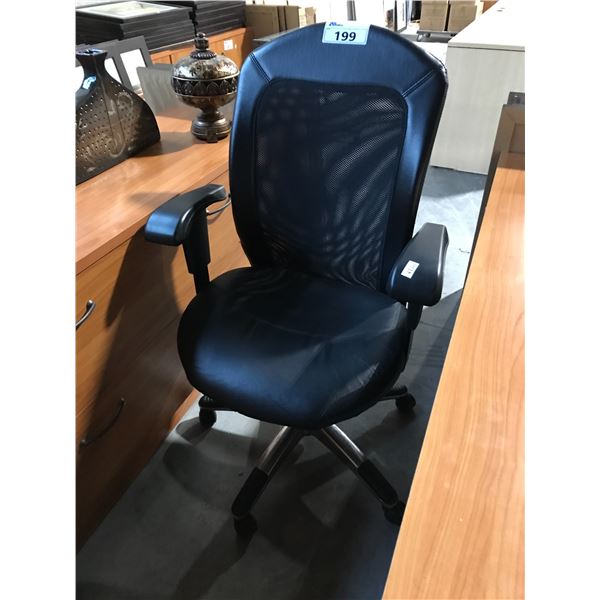 BLACK MESH BACK TASK CHAIR