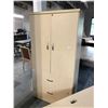 Image 3 : LIGHT MAPLE 6' X 8.5' BOW FRONT L-SHAPE EXECUTIVE DESK COMES WITH 6'H LATERAL FILE DOUBLE