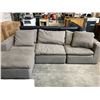 Image 2 : PALLISER GREY SECTIONAL SOFA 8.5' X 5'