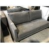 Image 1 : GREY 6' SINGLE ARM 2 SEAT SOFA