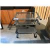 Image 2 : GREY/GLASS 24" MOBILE COMPUTER TABLE