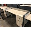 Image 2 : LOT OF THREE 5 X 2' LOW PANEL CALL CENTER STATIONS
