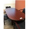 Image 1 : MAHOGANY 6' CONFERENCE TABLE