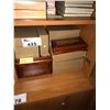 Image 2 : LOT OF MAHOGANY GIFT BOXES