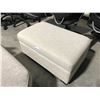 Image 2 : GREY FABRIC STORAGE OTTOMAN