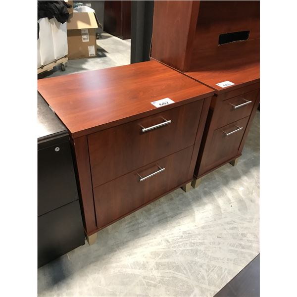 CHERRY 30" 2 DRAWER LATERAL FILE CABINETS