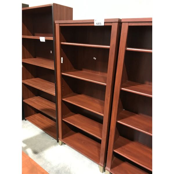CHERRY 5.5'H BOOKCASE