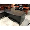 Image 2 : DARKWOOD 6' X 6' BOW FRONT EXECUTIVE DESK (RH)